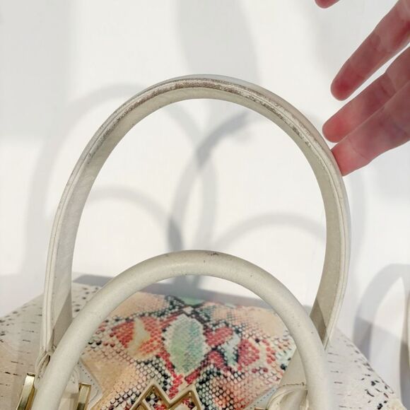 Kelly Wynne I Dare You Handbag Python Leather $405.00 - Picture 10 of 11